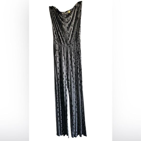 Pink Republic Vertical Print Jumpsuit Large - Picture 3 of 5